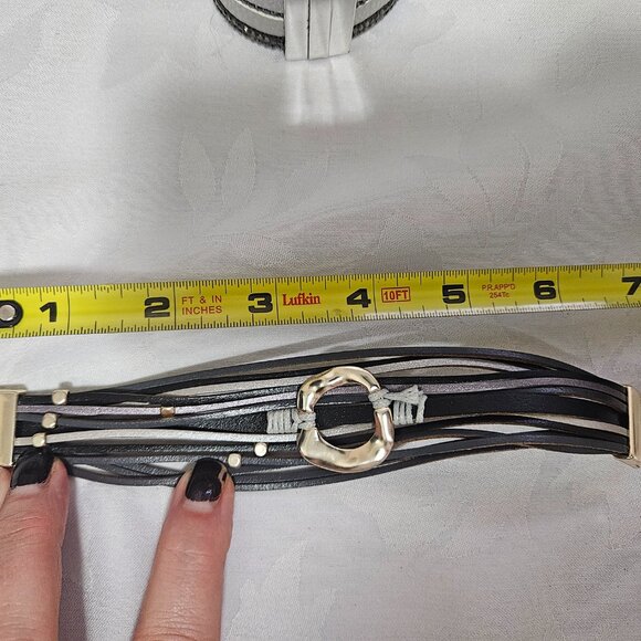 Rocker / Biker Chic Bracelet - Picture 4 of 4